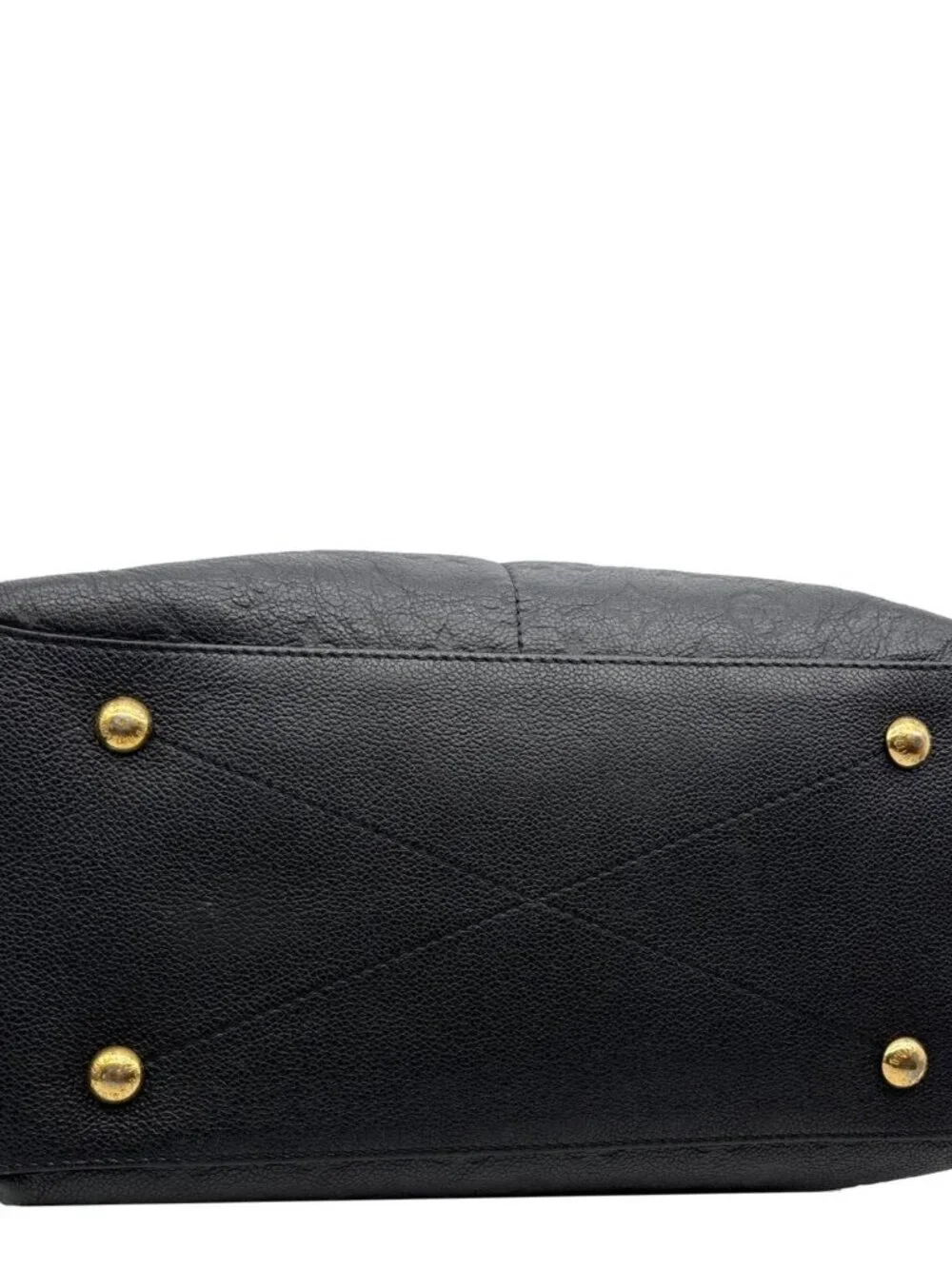Louis Vuitton Maida Monogram Empreinte Leather Hobo Shoulder Bag Black